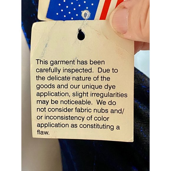 Blondie Nites Womens Midnight Blue Halter Neck Dress with Rhinestone Embellishme - Picture 3 of 10